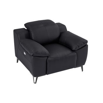 Sillón Relax Roveto  115x112x78 Cm Color Negro Vente-unique