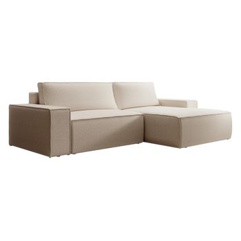 Sofá Cama Amelia  267x167x85 Cm Color Beige Vente-unique