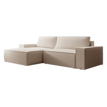 Sofá Cama Amelia  267x167x85 Cm Color Beige Vente-unique