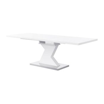 Mesa Extensible Nowata  220x90x75 Cm Color Blanco Vente-unique