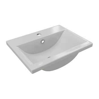 Lavabo Empotrado Yasmac  51.5x39.5x17 Cm Color Blanco Vente-unique