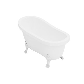 Bañera Con Patas Nisos  145x74x77 Cm Color Blanco Vente-unique