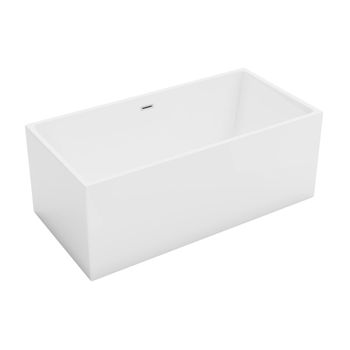 Bañera Semi Exenta Pikaia  170x80x58 Cm Color Blanco Vente-unique