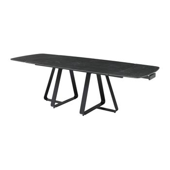 Mesa Extensible Mardona  260x100x76 Cm Color Negro Vente-unique