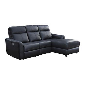 Sofá Relax Ispica  227x158x101 Cm Color Negro Vente-unique