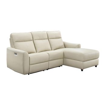 Sofá Relax Ispica  227x158x101 Cm Color Beige Vente-unique