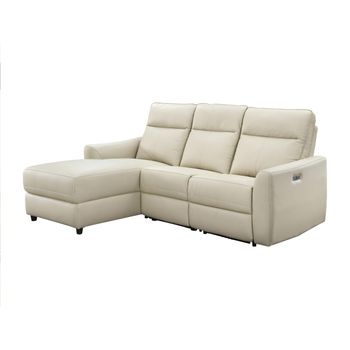 Sofá Relax Ispica  227x158x101 Cm Color Beige Vente-unique