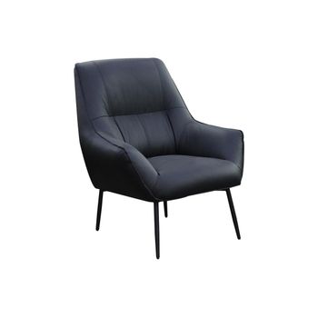 Sillón Clásico Stabia  83x91.5x99.5 Cm Color Negro Vente-unique