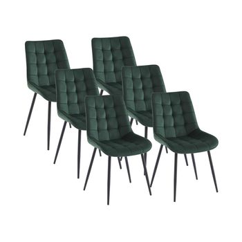 Silla Nórdica Ollua  49.5x60x87 Cm Color Verde Pino Vente-unique