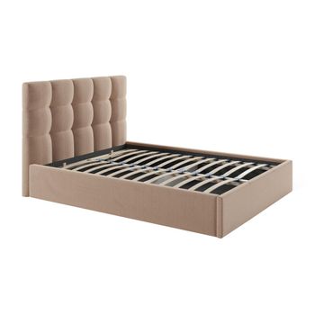 Cama Con Canapé Abatible Mirdal  153x200x104 Cm Color Beige Vente-unique