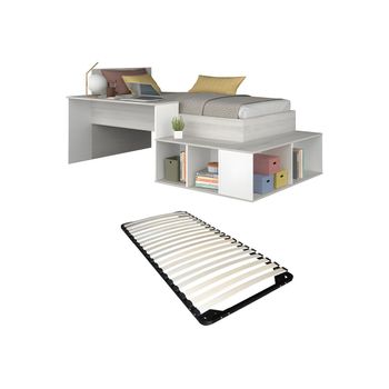 Cama Alta Para Niños Tobogán Y Escalera Madera Pino 208x230 Cm Vidaxl con  Ofertas en Carrefour