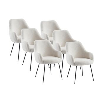 Silla Góndola Toyba  60x65.5x81 Cm Color Blanco Vente-unique