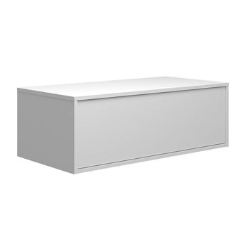 Mueble De Lavabo Teana 1 Cajón 94x47x32 Cm Color Blanco Vente-unique