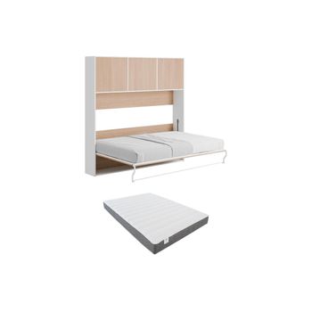 Venprodin - Cama Abatible 90X190Cm - Blanco