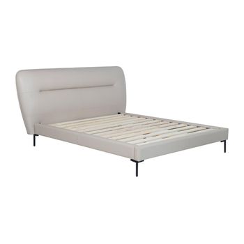 Cama Clásica Jodala  214x235x112 Cm Color Topo Vente-unique