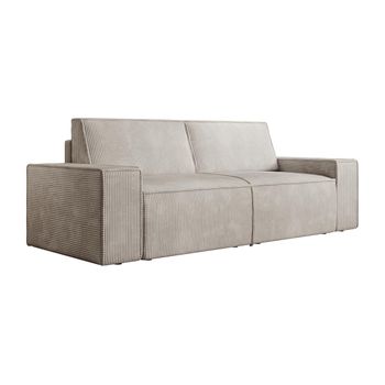 Sofá Fijo Amelia  230x95x84 Cm Color Beige Vente-unique