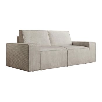 Sofá Fijo Amelia  210x95x84 Cm Color Beige Vente-unique