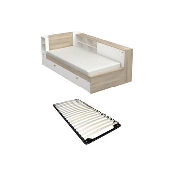 Diván Cama CRAVERO QUALITY Blanco 20321 con Cajonera