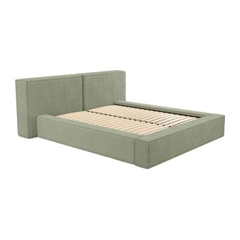 Cama Con Canapé Abatible Timano  226x252x90 Cm Color Verde Vente-unique