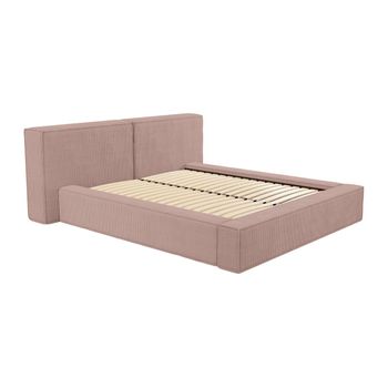 Cama Con Canapé Abatible Timano  246x252x90 Cm Color Rosa Vente-unique