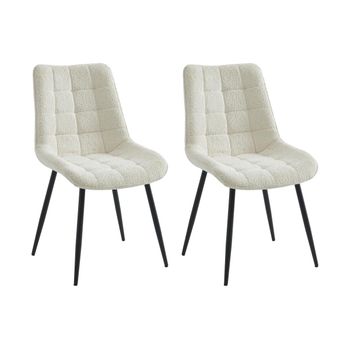 Silla Nórdica Ollua  49.5x60x87 Cm Color Blanco Vente-unique