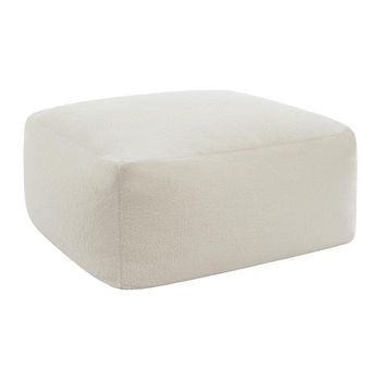 Puf Sirieto  60x30x60 Cm Color Blanco Vente-unique