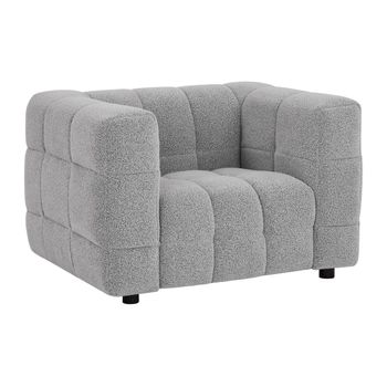 Sillón Clásico Lerici  106x89x72 Cm Color Gris Claro Vente-unique