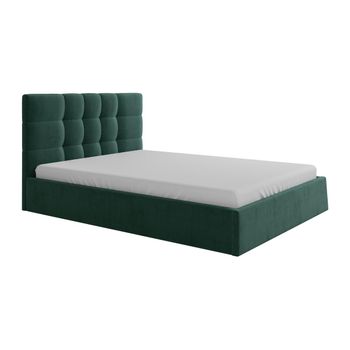 Cama Con Canapé Abatible Eliava  150x203x106 Cm Color Verde Pino Vente-unique