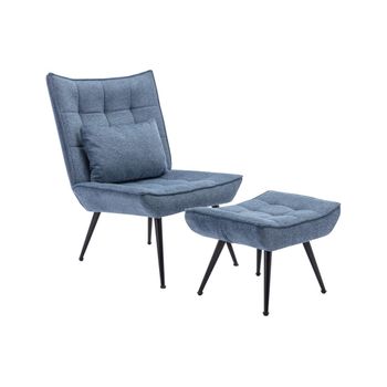 Sillón Clásico Maracao  69x82x95 Cm Color Azul Vente-unique