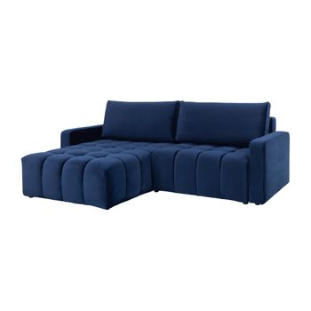 Sofá Cama Esilia  288x180x95 Cm Color Azul Vente-unique