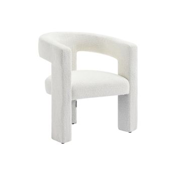 Sillón Clásico Favina  64x59x75 Cm Color Blanco Vente-unique