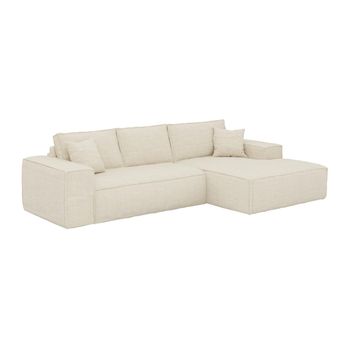 Sofá Cama Amelia  302x165x90 Cm Color Beige Vente-unique