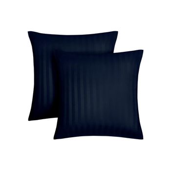 Funda De Almohada Abily  63x63x Cm Color Azul Oscuro Vente-unique