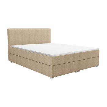 Cama Continental Boxspring Onan  207x145x105 Cm Color Beige Vente-unique