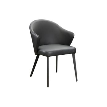 Silla Góndola Mibelly  58x62.5x84 Cm Color Negro Vente-unique