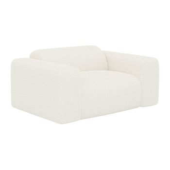 Sillón Clásico Pogni  130x97x67 Cm Color Blanco Vente-unique