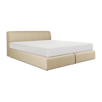 Cama Continental Boxspring Otaru  231x192x87 Cm Color Beige Vente-unique