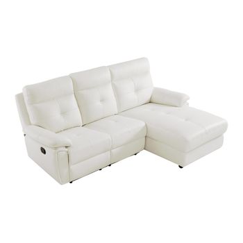 Sofá Relax Vineta  230x155x101 Cm Color Blanco Vente-unique