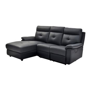 Sofá Relax Vineta  230x155x101 Cm Color Negro Vente-unique