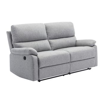 Sofá Relax Lunano  194x89x102 Cm Color Gris Claro Vente-unique