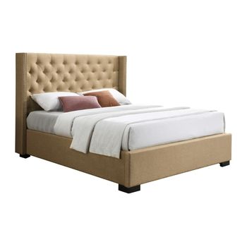 Cama Con Canapé Abatible Massimo  197x214.5x142.5 Cm Color Beige Vente-unique