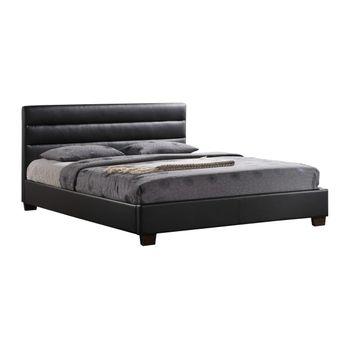 Base De Cama Faustin  165x215.5x89 Cm Color Negro Vente-unique