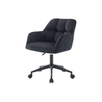 Silla De Escritorio Pega  59x60x86 Cm Color Negro Vente-unique