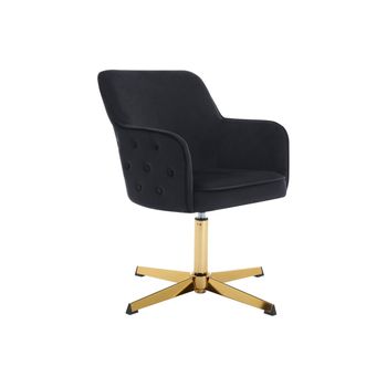 Silla De Escritorio Capuli  70x70x80 Cm Color Negro Vente-unique