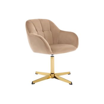 Silla De Escritorio Lanciega  59.5x61x79 Cm Color Beige Vente-unique