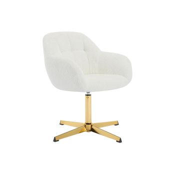 Silla De Escritorio Lanciega  59.5x61x79 Cm Color Blanco Vente-unique