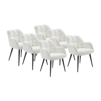 Silla Góndola Pega  58.5x62x78 Cm Color Blanco Vente-unique