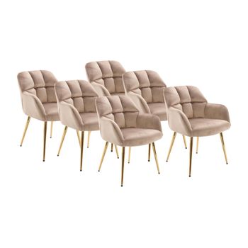 Silla Góndola Pega  58.5x62x78 Cm Color Beige Vente-unique