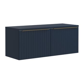 Mueble De Lavabo Josepha 4 Cajones 120x45.5x46 Cm Color Azul Vente-unique