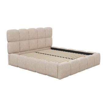 Cama Con Canapé Abatible Damado  230x224x95 Cm Color Beige Vente-unique